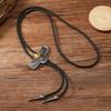 1pc/2pcs Adjustable Bolo Tie Western Cowboy Teen Men Banquet Formal Suit Necktie