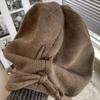 Autumn and Winter Woolen Hats Pile Hats Cold Hats Couple Baotou Hats Knitted Hats Spring and Autumn Confinement Hats Big Head Circumference
