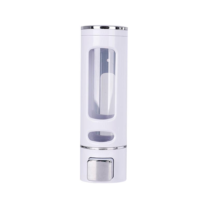 Wall-Mounted ABS Manual Soap & Hand Sanitizer Dispenser for Kitchen & Hotel