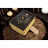 Leder Notizbuch - Skizzenbuch Grimoire Tagebuch - Buch der Schatten vintage handgebunden Großes Journal für Männer und Frauen