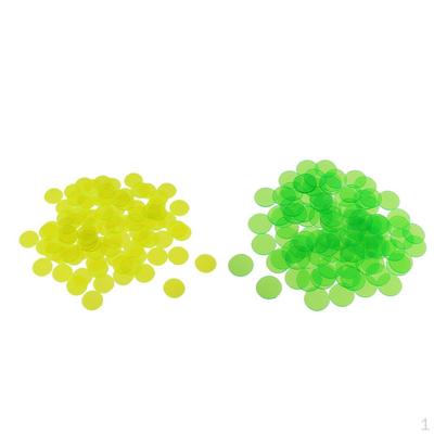 200pcs Plastic Bingo 9mm Classroom Carnival Game