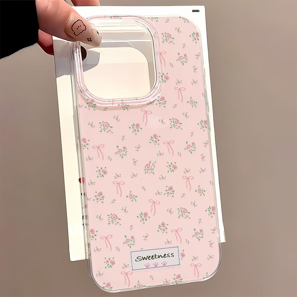 Painted Phone Case for iPhone 12 13 15 16 iPhone 16 12 13 14 15 Pro  14 15 16 Pro Max Coverage Shockproof Anti-Fingerprint Fresh Style Protective Case