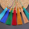 17CM Long Tassel Spike Chinese Clothing DIY Accessories Musical Instrument Pendant Ice Silk Vertical Spike Tassels for Crafts