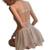 Sexy Dessous Frontschnalle Mesh Perspektive Versuchung Pyjamas Hot Split Straps Nachthemd