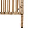 Vidaxl 6-Panel Screen, Beige, Poly Rattan