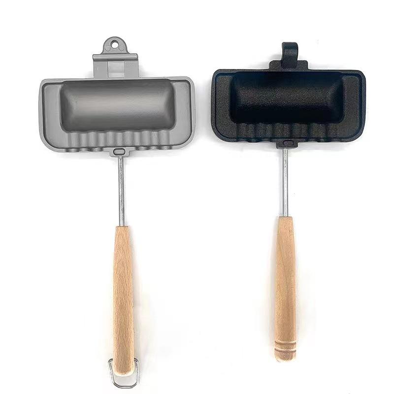 Dual-Sided Gas Sandwich Maker Breakfast Pan Mold