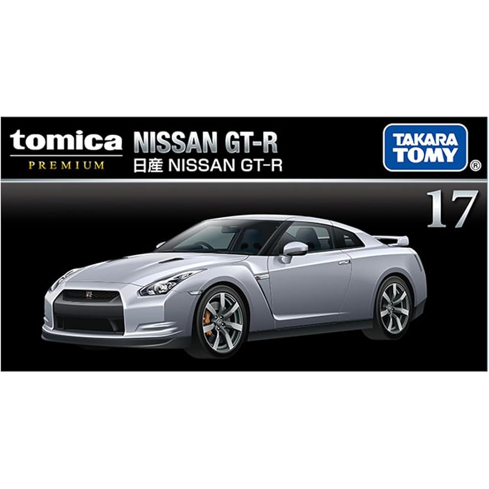 Takara Tomy Tomica Premium 17 Nissan GT-R Diecast Toy Car for Ages 6 and Up