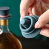 3-Pack of Magic Hat Silicone Wine Stoppers In Random Colors, Dust-Proof and Reusable Silicone Bottle Openers for Sealing and Preserving Red Wine, 