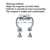 1pcs U Shaped Fake Piercing Nose Ring Alloy Nose Piercing Hoop Septum Rings for Women Body Jewelry Gifts Fashion Magnetic