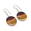 Natural Mookaite Gemstone 925 Sterling Silver Jewelry Earring 1.58" AE-12016