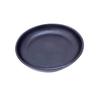 Endo Shoji Commercial Mini Round Steak Plate, Cast Iron and Natural Wood, PST08