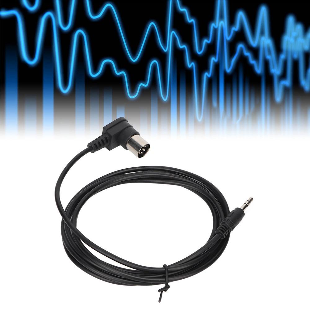 Plug and Play 90 Degree Elbow 3.5mm to DIN 8PIN Converter Cable  Professional Audio Setup