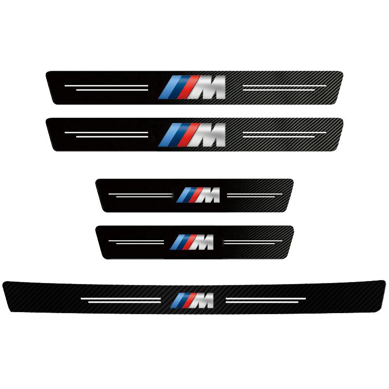 For BMW M X1 X3 For BMW M E46 E90 E60 F30 G20 X1 X2 X3 X4 X5 X6 X7 i3 i4 i5 i7 M4 G11High-quality Carbon Fiber Car Door Sill Protector Sticker