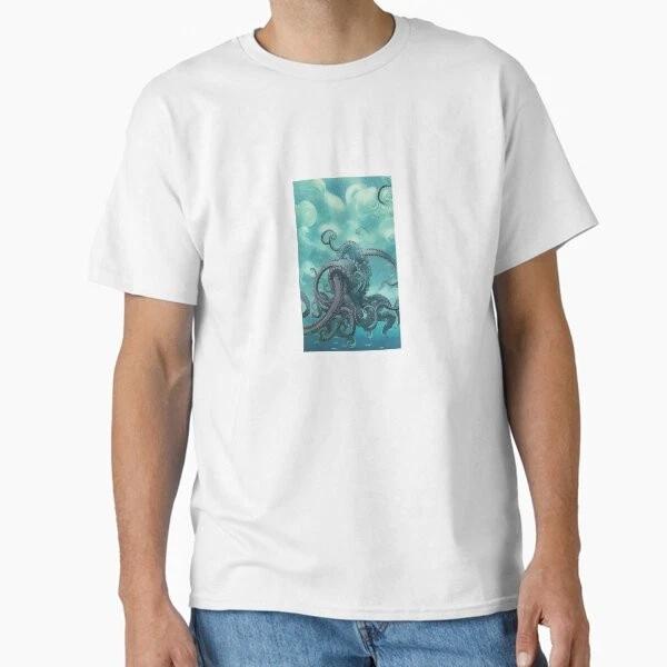 Kraken Artwork Classic TShirt Made In UsaAus TShirt S2xl S