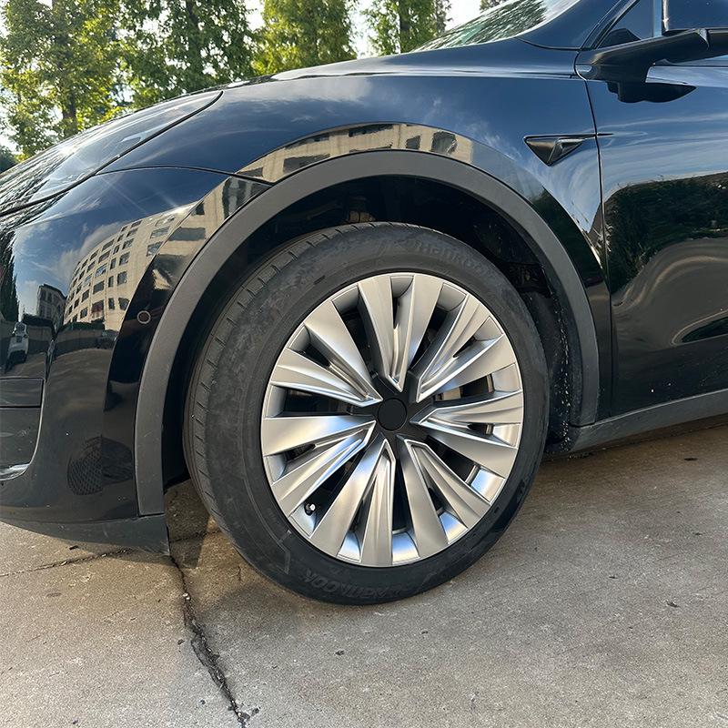 19-24 Tesla Model Y 19-inch Wheel Covers: Full Coverage, Anti-scratch Decorative Accessories for 3rd/4th Gen