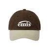 EMIS NEW LOGO MIX BALL cap(RENEWAL)-BEIGE/brown