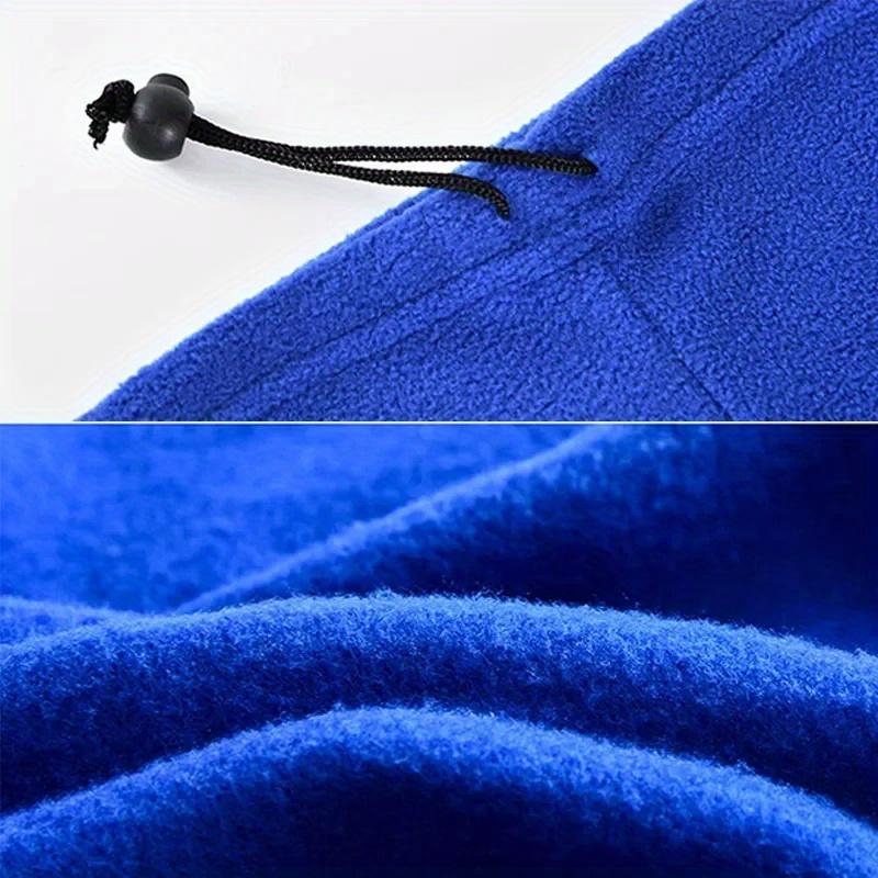 Winter Fleece Hat and Scarf Set Thermal Head Cover Warm Balaclava Face Mask Neck Warmer Sport Cycling Ski Scarf Hat