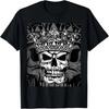 Skull Crown Graphic Medieval King T-Shirt
