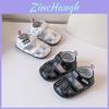 Summer Baby Toddler Open Toe Shoes With Magic Tape For Boys Girls