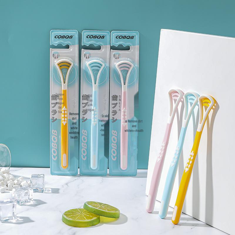 Detachable Tongue Scraper Toothbrush with Tongue Cleaner - Single Pack