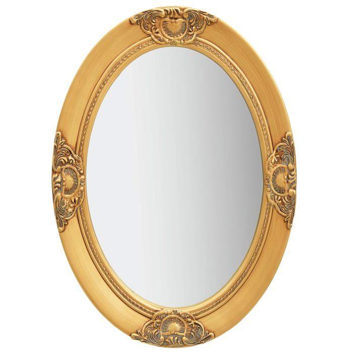 VidaXL Miroir mural style baroque 50x70 cm Doré 320353