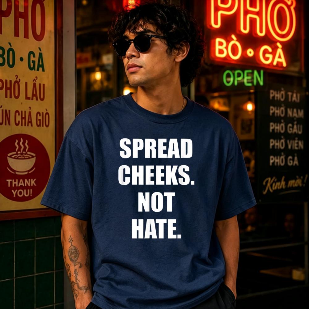 Bold Block Letter Positive Vibe Slogan Printed Cotton Tshirt Unisex Loose Fit Streetwear Hip Hop Minimalist Daily Casual Top Tee