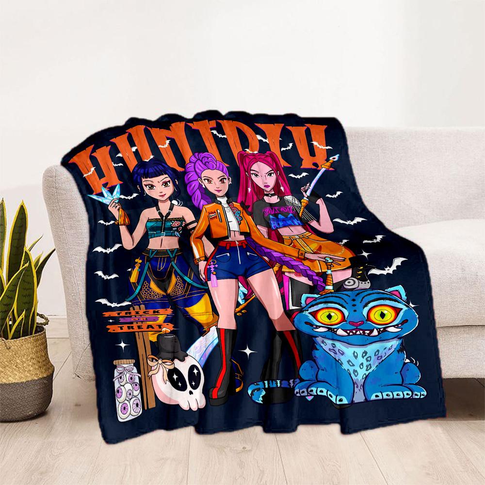 Neon Birthday Celebration Blanket Warmthful Decor Perfect for Seaside Office Chair Picnics Four Seasons Multipurpose Playful Design
