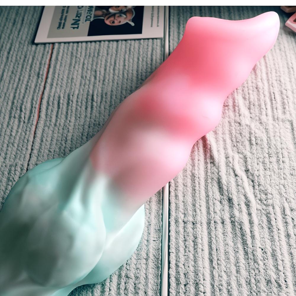 Alien Monster Anal Plug – Liquid Silicone Dual-Use Plug for Vagina & Anus, Strong Suction Cup, Flexible & Bodysafe, Unisex Adult Toy