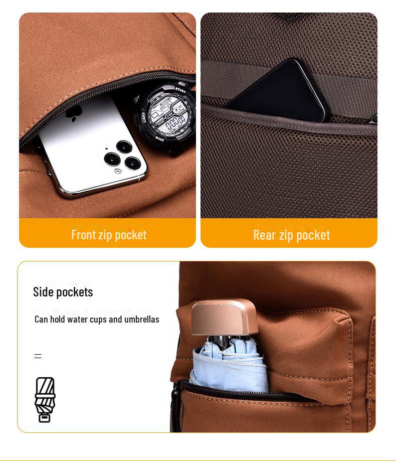 Retro Canvas Backpack: Lightweight, Large Capacity Travel Bag for Men, Perfect for College Students and Fashion Enthusiasts