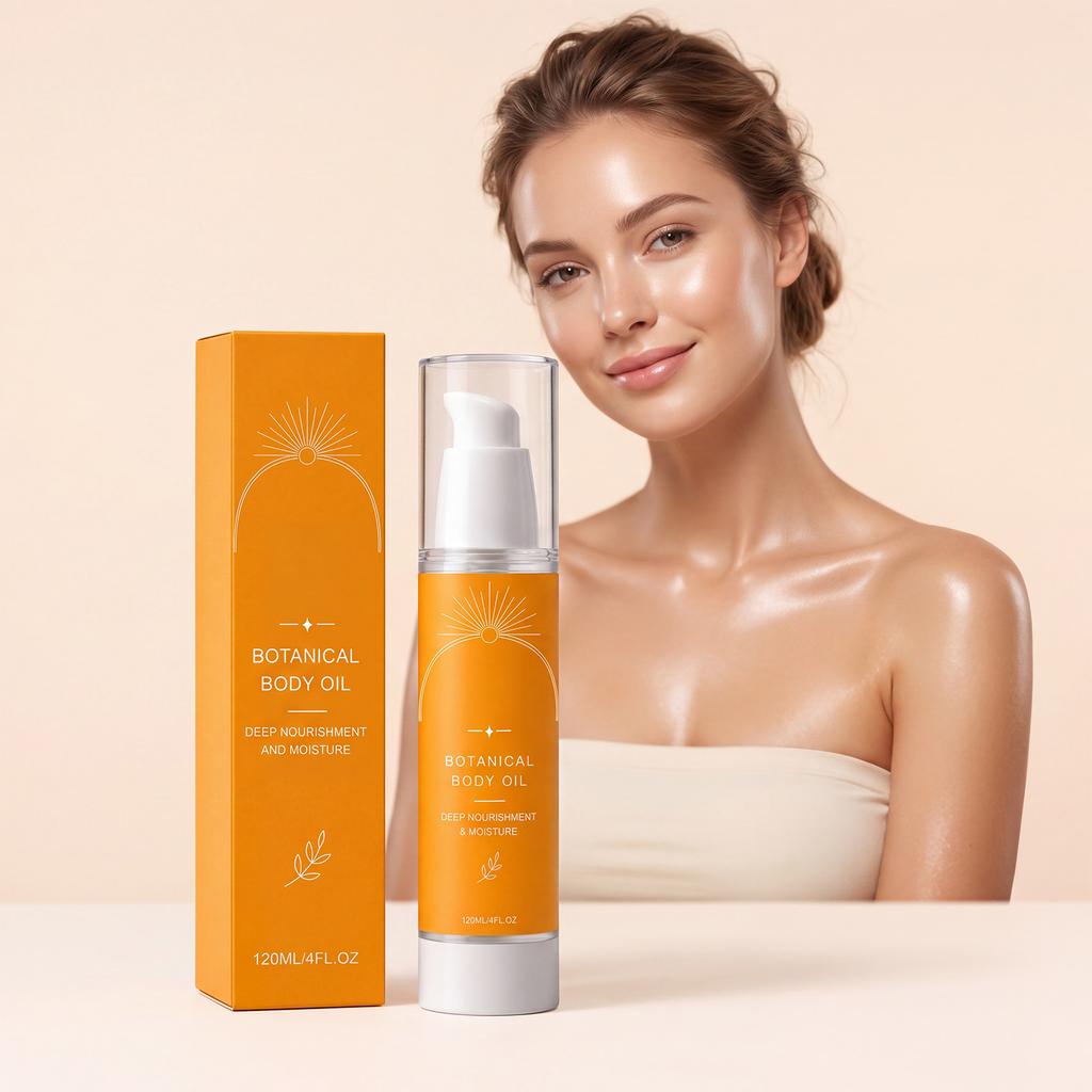 Óleo Corporal Hidratante Textura Suave Conforto Suave Óleo Corporal Hidratante Fresco para Todos os Tipos de Pele 120ml