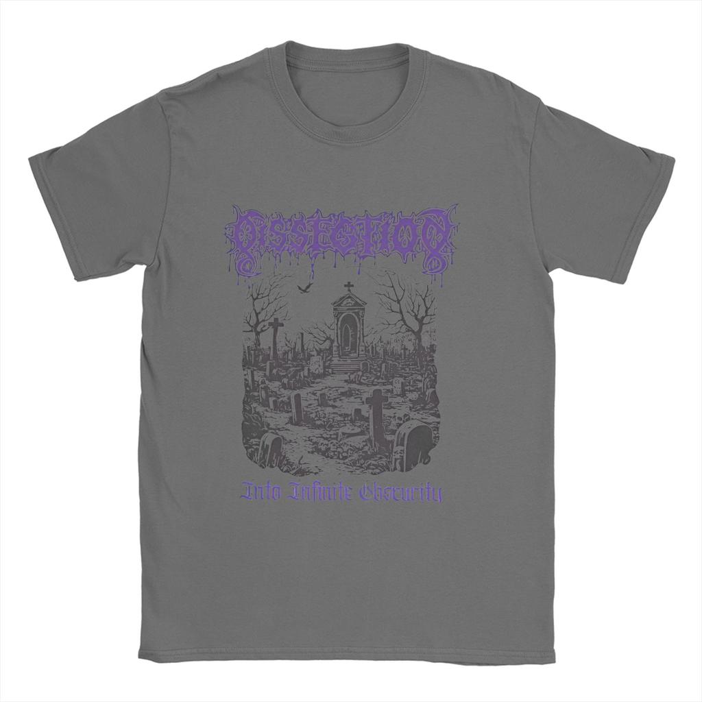Dissection Band T-Shirt Summer Rock  Band Cotton T Shirts For Men Fashion Custom Logo Tshirt Short Sleeve Vintage Tees