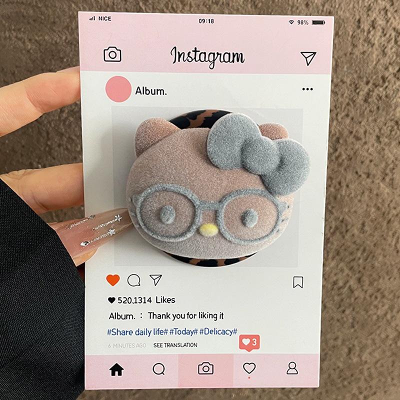 MagSafe Compatible Cartoon Cat Crying Doll with Airbag and Magnetic Desktop Bracket