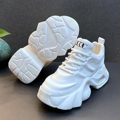 Fashion New Men's Casual Sneakers Thick Soled Height Boosting Outdoor Breathable Soft Soled Sports Running Shoes Zapatillas Deportivas