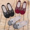 Women Mesh Breathable Shoes Ladies Embroidered One Foot Non-slip Soft Sole Comfortable Breathable Shoes Footwears