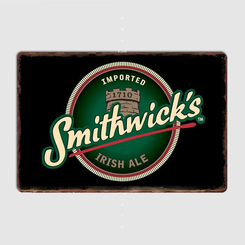 

Smithwick Beer Classic Retro Pub Poster Metal Sign Custom Bar indoor Wall Decoration Room Decor Tin Home Decor 20x30cm（7.8x11.8inch）