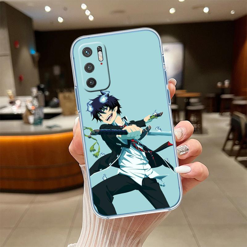 NH11 Blue Exorcist Phone Case for Motorola Moto E13 E15 E20 E22 E22I E22S E30 E32 E40 E7 E7I G Plus Power Play Stylus G22 G14