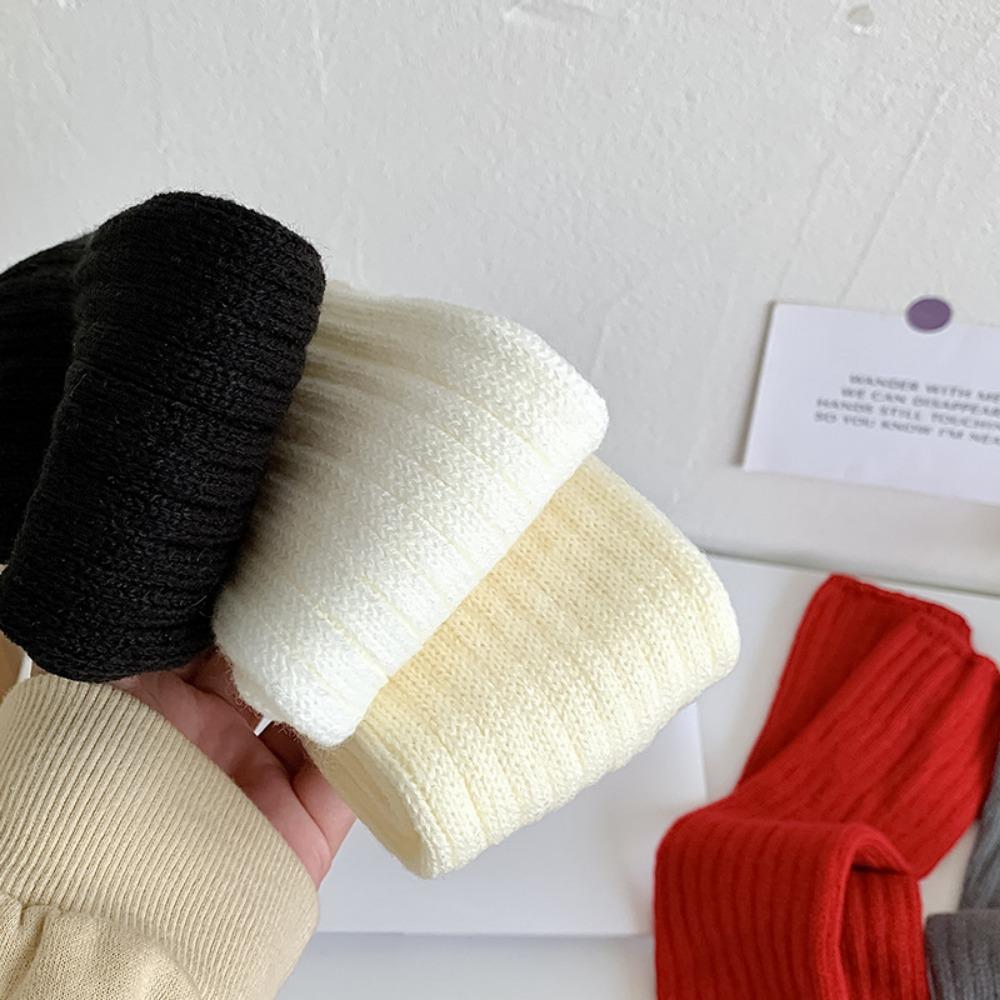 Chaussettes longues gothiques style Lolita japonaises, mignonnes et mignonnes, style Y2K, tricotées fines, style Cosplay, 42 cm