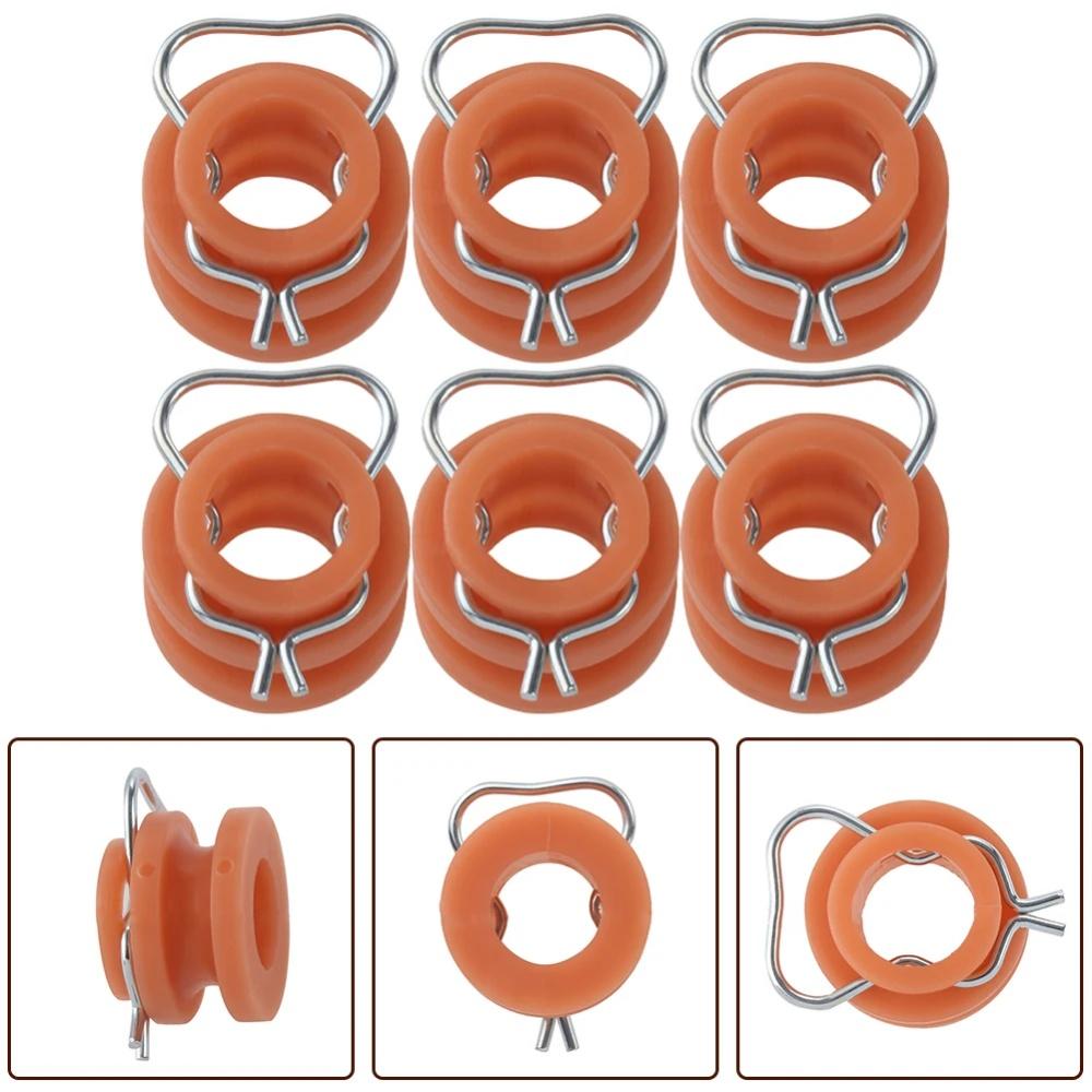 

New 6Pcs Window Regulator Roller Bushings For Ford Truck 1961-1972/ Mustang 1965-68