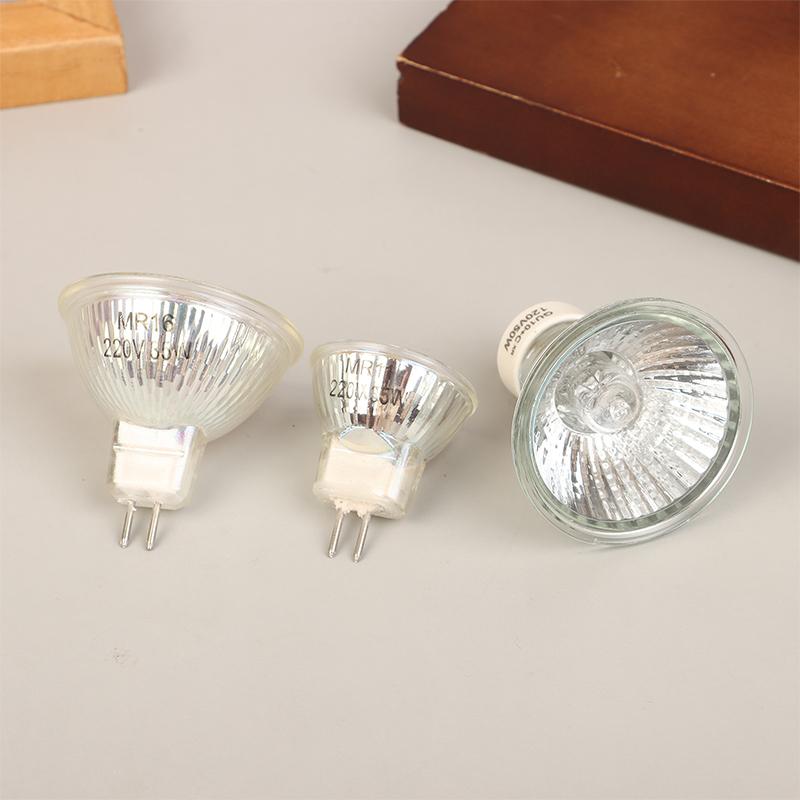 Gu10 Mr11 Mr16 Halogen Reflector Cupă Lumină Sticlă Groasă Halogen Tungsten Spot Lampă Cupă 120V 220V 35W 50W Bulă