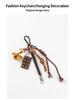 Maillard Brown Korean Chocolate Bagel Keychain Pendant