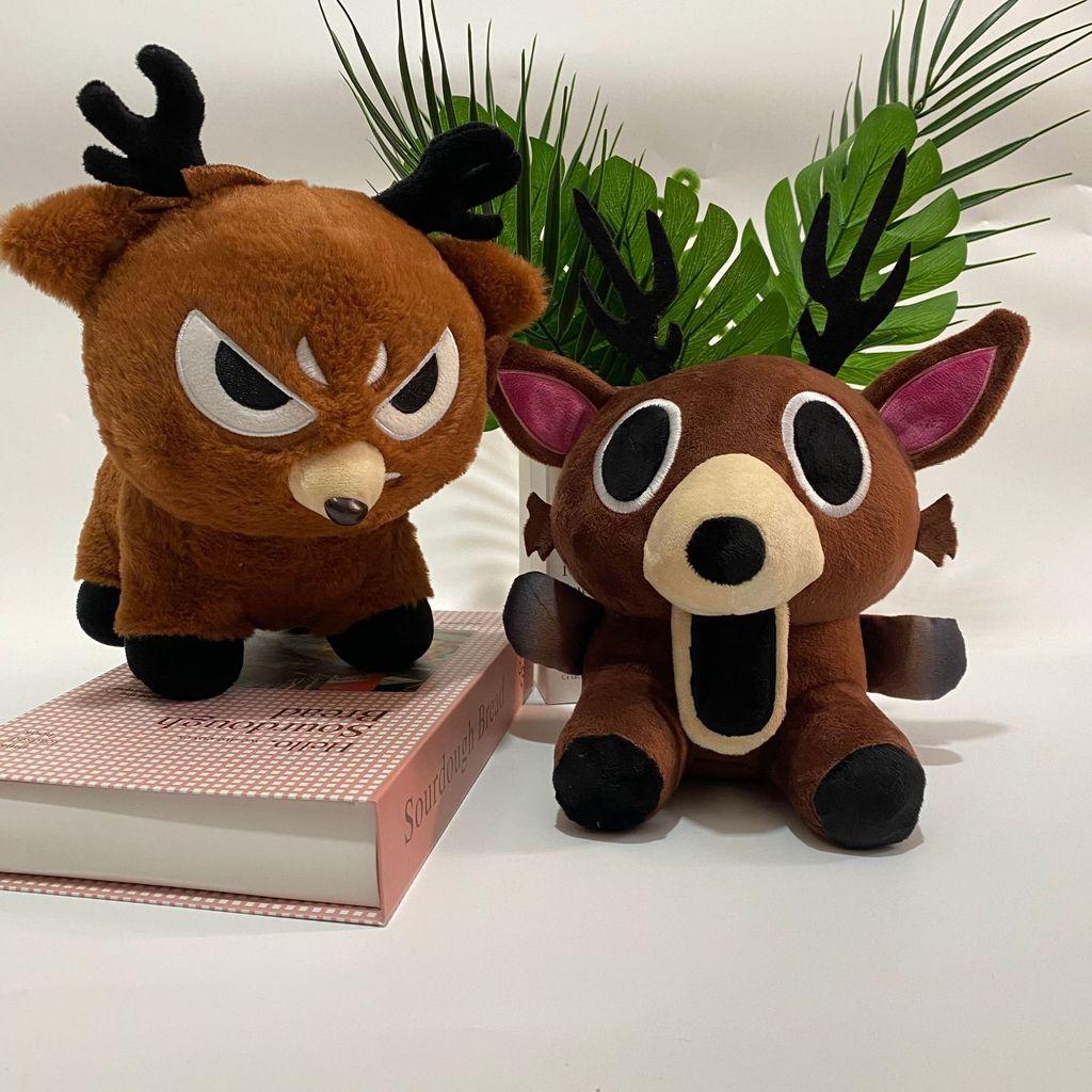 99 Nights In The Forest Deer Plush Toy With Short Pile Fabric For Kids Playroom Decor