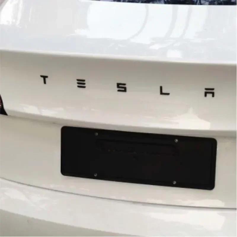 Autoaufkleber 2025 Neues Tesla Metall Auto Heckklappen-Emblem Aufkleber für Tesla Model 3 ModelS ModelX ModelY P100D Roadster Auto Refitti