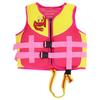 Kids Swim Vest Pink Regulable Strap Widened Waistband Balancing Fins Safety Buckle Child Swimming Jacket for Paddling S