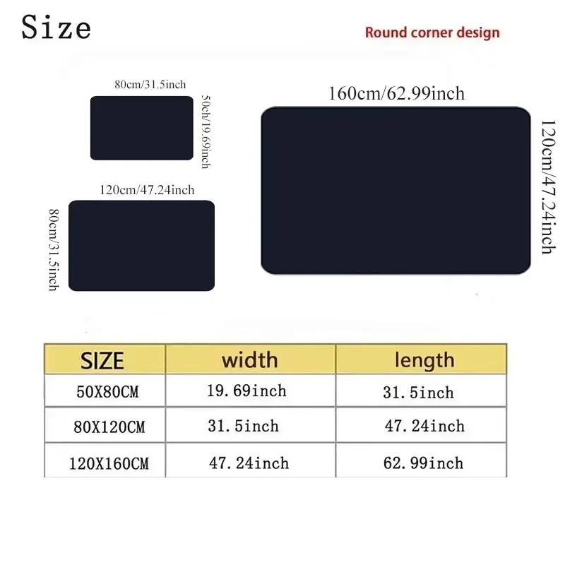 Anime Carpet Cartoon Living Room Bedroom Kitchen Sofa Table Balcony Rug Non-slip Washable Mat Exquisite Home Ornaments