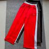 Now Alo Straight-Leg Sweatpants: Unisex Pure Cotton Terry Cloth, Simple Logo, Casual Sportswear.