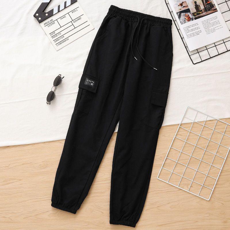 Korean Style High Waist Loose Fit Jogger Harem Pants - Trendy, Versatile, Unisex Casual Wear for Women