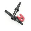 FOURIERS Bicycle Valve Extender, Presta Valve Extension Adapter, Tubeless Valve Extender, 40mm
