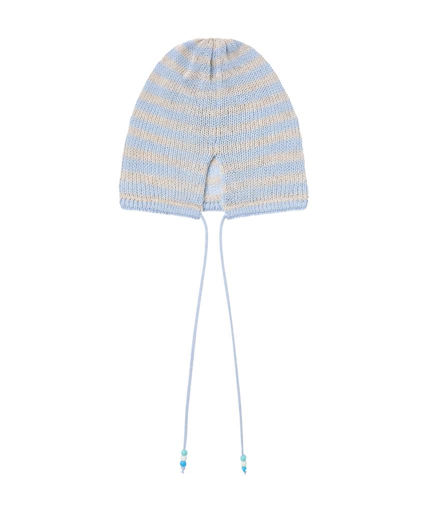 VIDEO JOCKEY Knit Beaded Beanie [Blue]