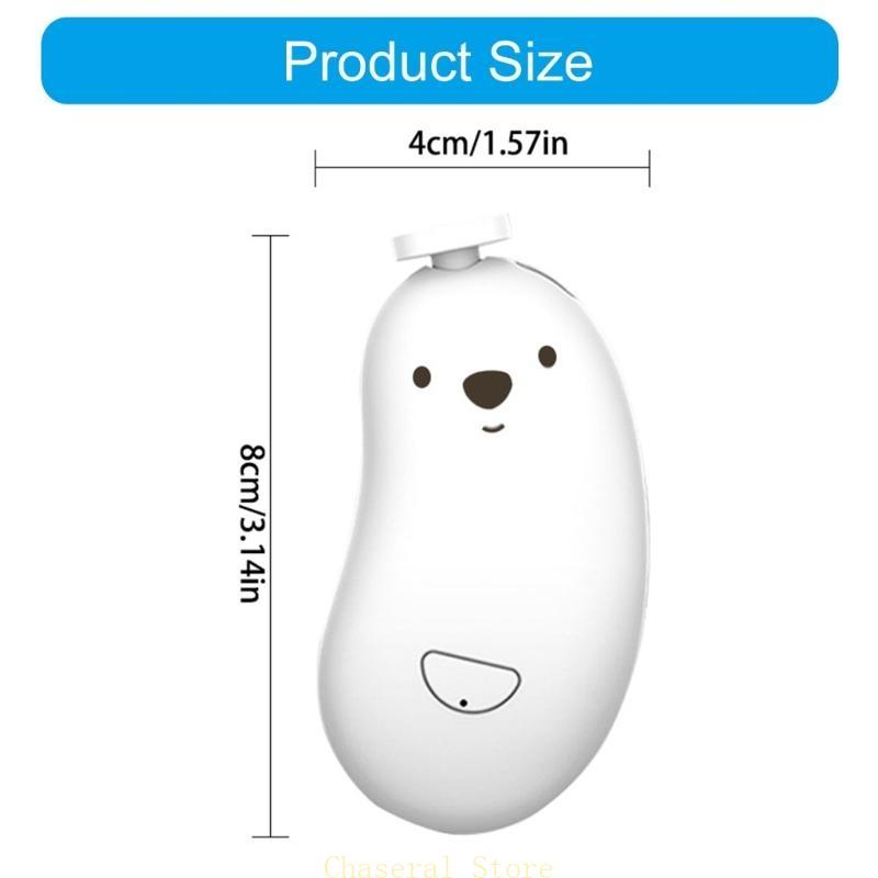 E7CE Quiet Operate Baby Nails Clip Electric 6 in 1 Safe Easy Grip Newborns Nails Care Electric Clip for Infant Manicure