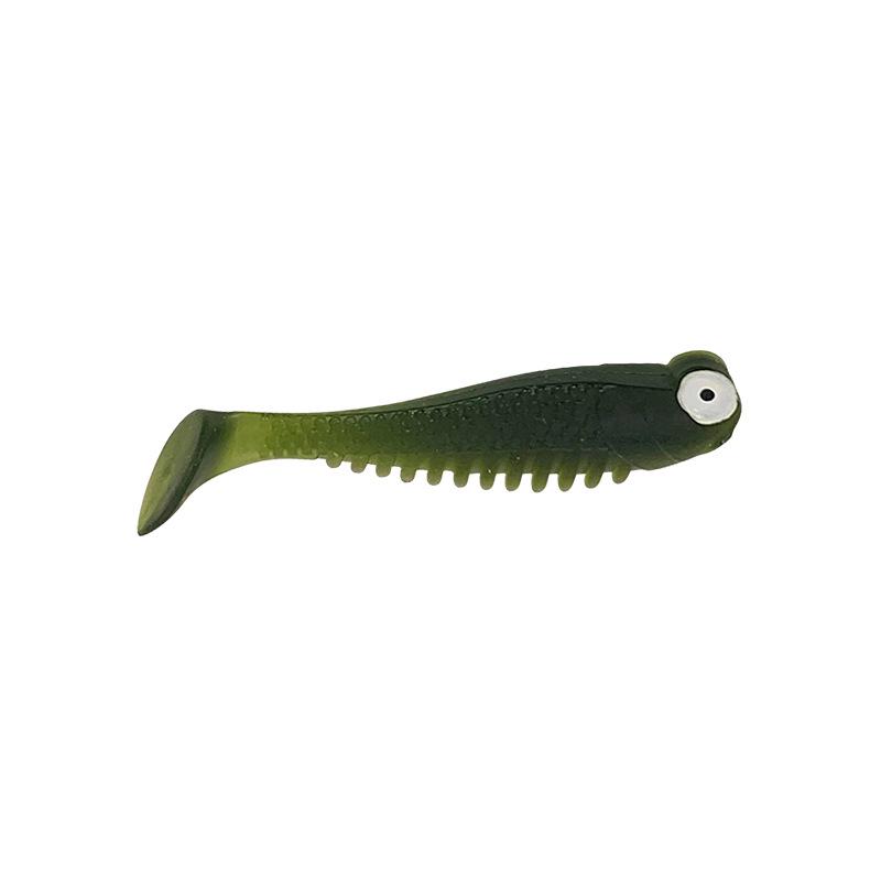 Luminous T-Tail Soft Bait 5cm 1.2g - Bionic Small Fish Lure for Fishing.